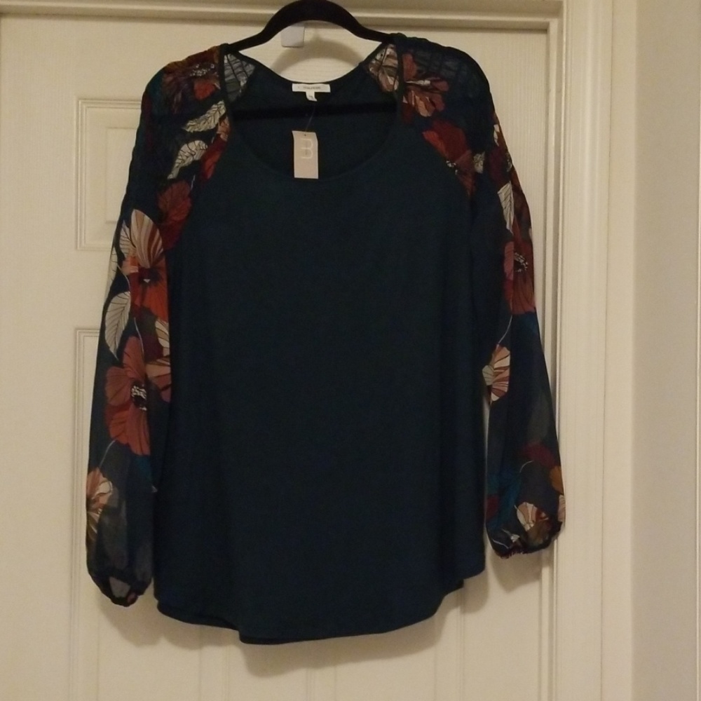 NWT Maurices Teal long sleeve tee